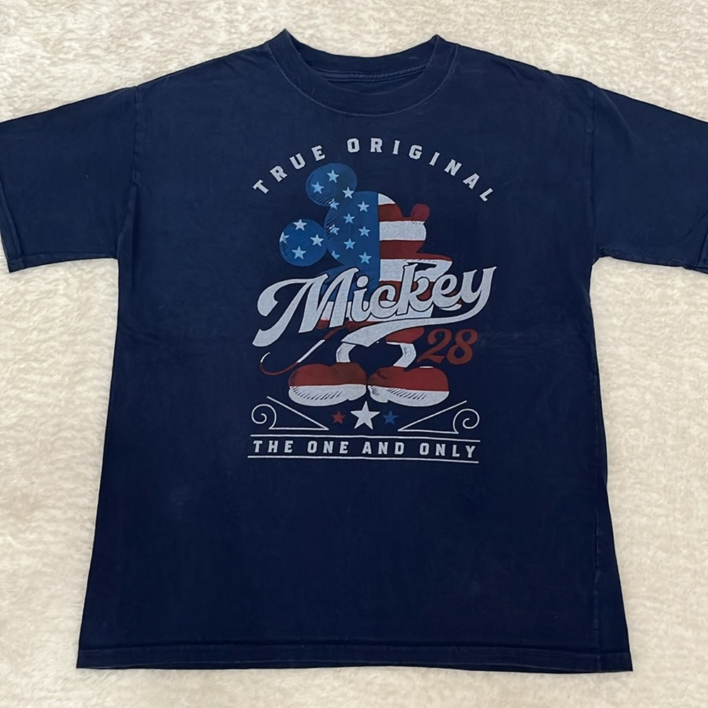 DISNEY PARKS Patriotic Mickey Mouse T-Shirt - Picture 2 of 5